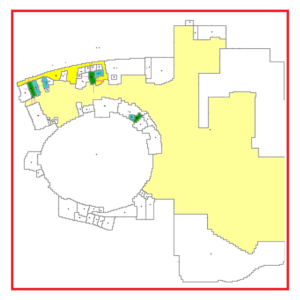 What is CONTAM? An image of a floor plan showing examples of a CONTAM report.