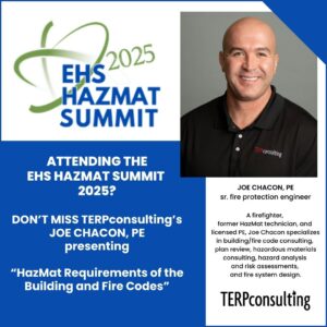 Joe Chacon, PE presenting at the EHS Hazmat Summit