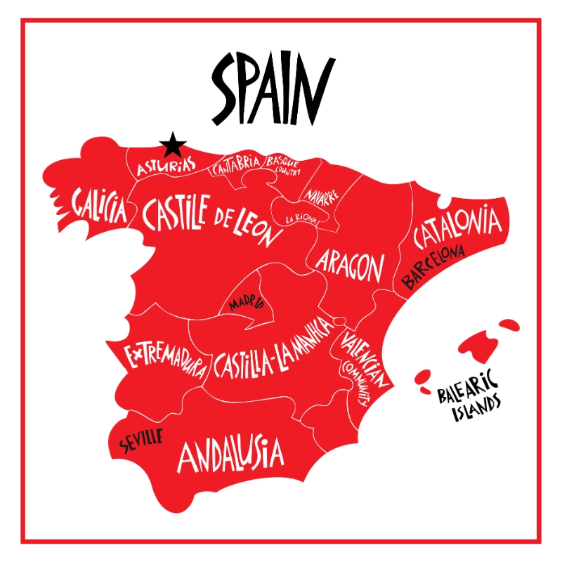 Spain Map Bryan Douglass, PE now based in Asturias, Spain for all of your European and Middle East Code Consulting needs.