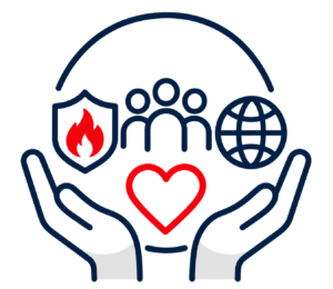 Caring Hands Community Safety Emblem